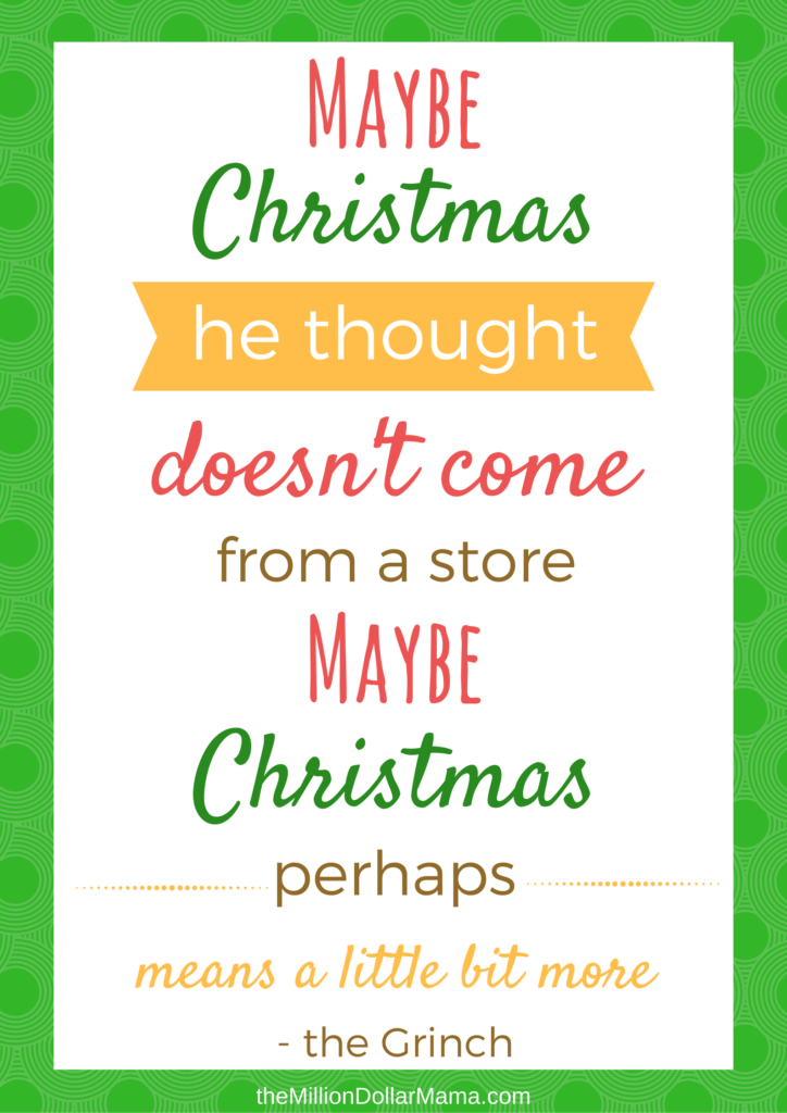 How the Grinch Stole Christmas Free Printables!