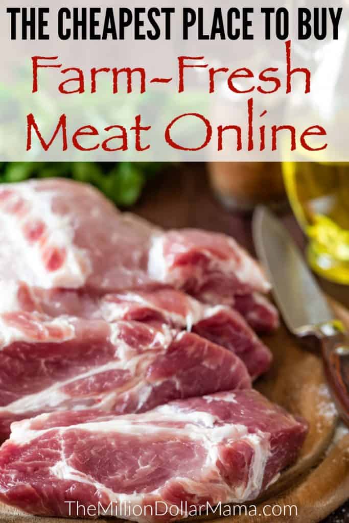 How to save money on farm-fresh meat! The cheapest place to buy meat in bulk online - pinning this!