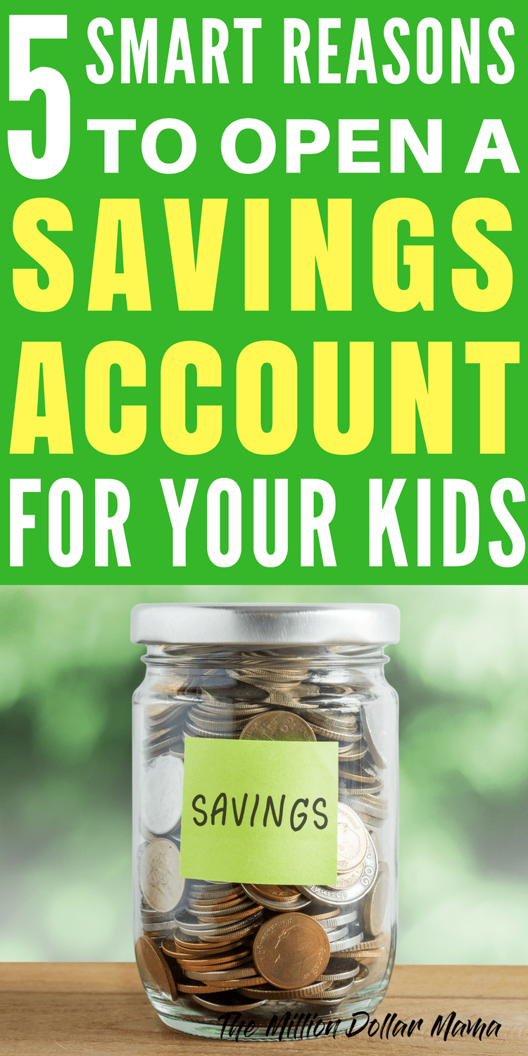 5 smart reasons to open a savings account for your kids