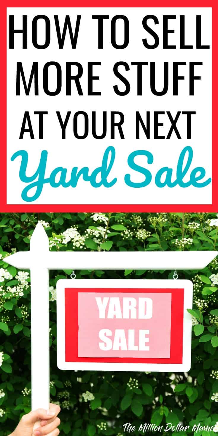 How to sell more stuff at your next yard sale