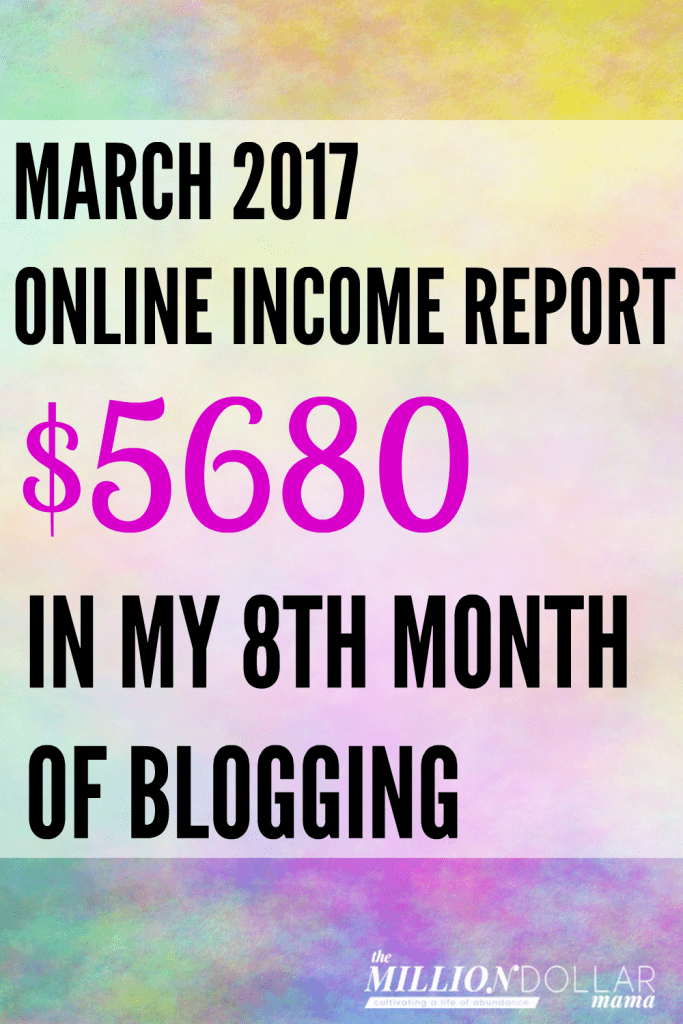 March 2017 Online Income Report