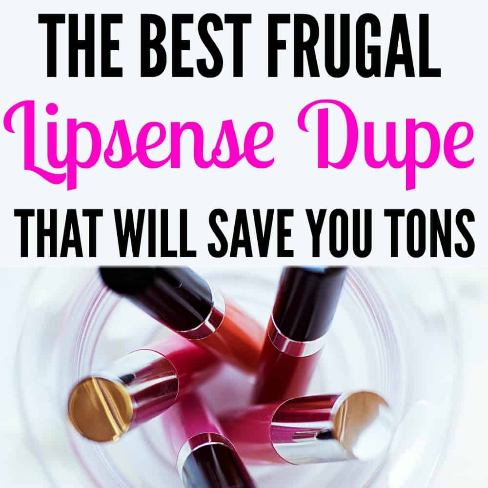 The best frugal Lipsense dupe that will save you tons of money!
