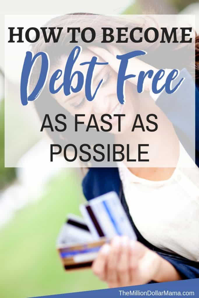 How to become debt free fast - 10 Tips for Reducing Your Debt as Fast as Possible From Someone Who is Completely Debt-Free!