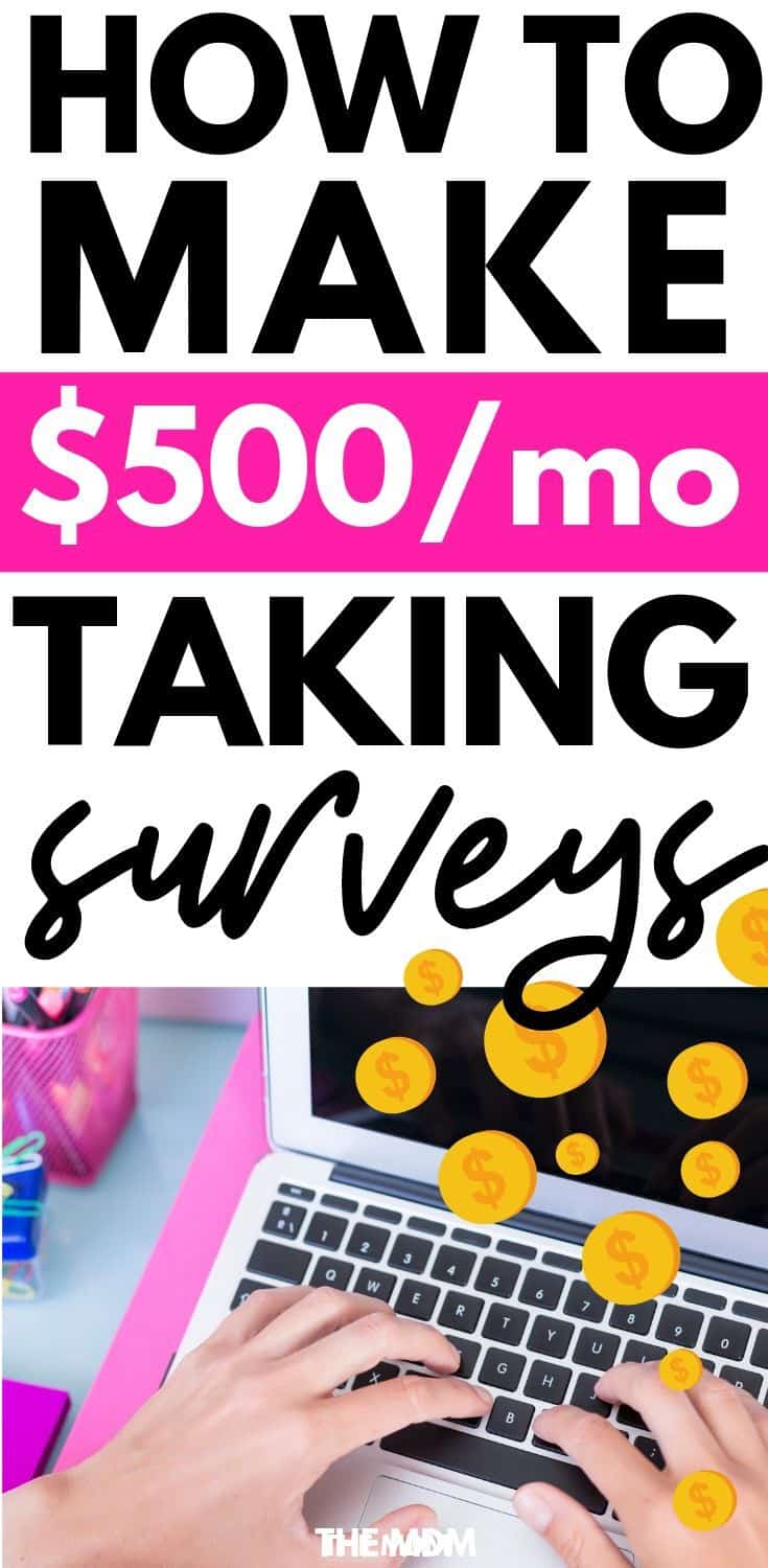 How to make money (up to $500/month) taking online surveys - these are the best survey sites to join