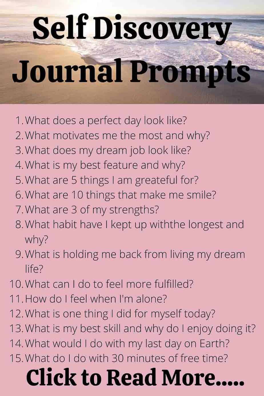 52 Journal Prompts for Self Discovery