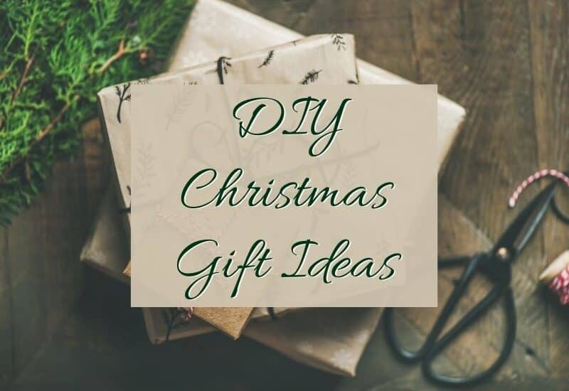 a stack of wrapped Christmas gifts with text overlay