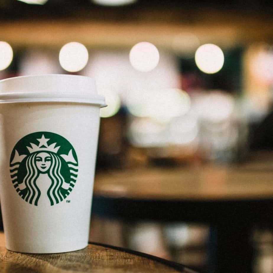 a starbucks to go coffee cup