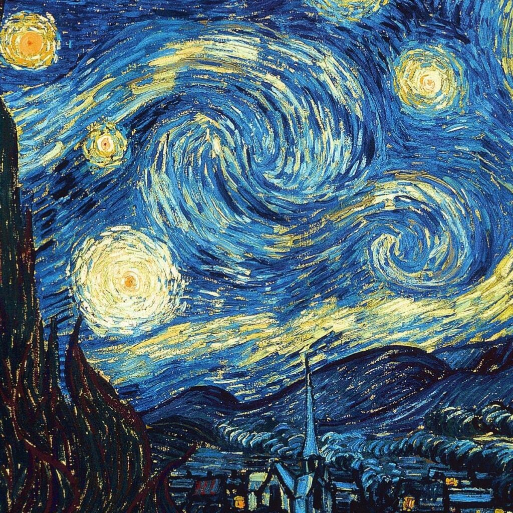 a picture of Van Gogh's Starry Night