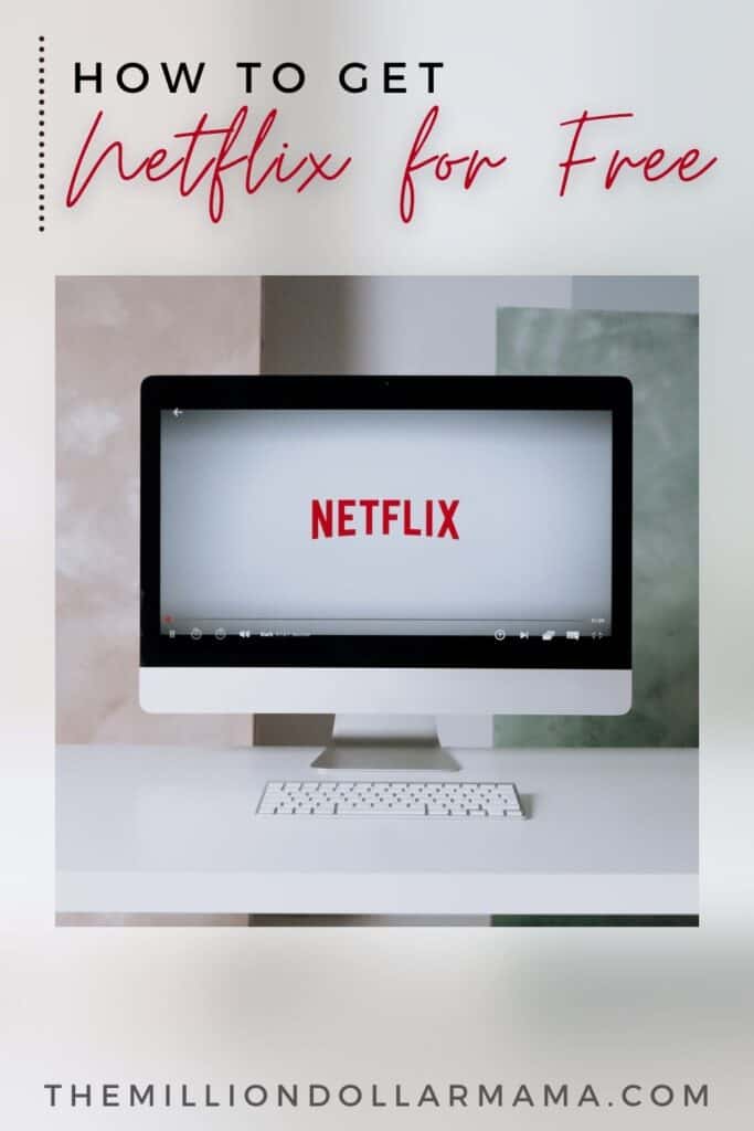 a computer screen with netflix on the screen