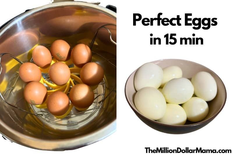 How eggs are prepared in the Instant Pot