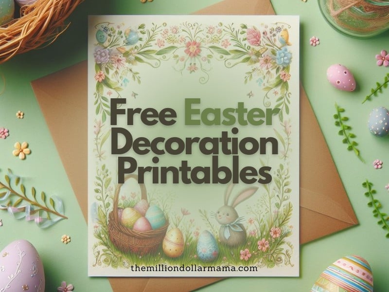 Free Easter Decoration Printables